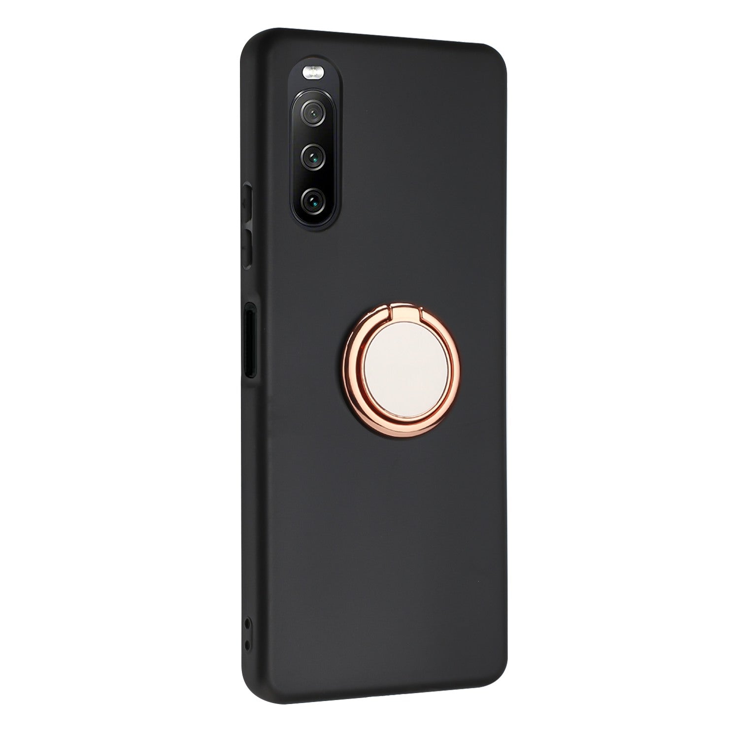 For Sony Xperia 10 VI TPU Case Ring Kickstand Matte Phone Cover Work With Magnetic Car Holder For Sony Xperia 10 VI TPU Case Ring Kickstand Matte Phone Cover Work With Magnetic Car Holder